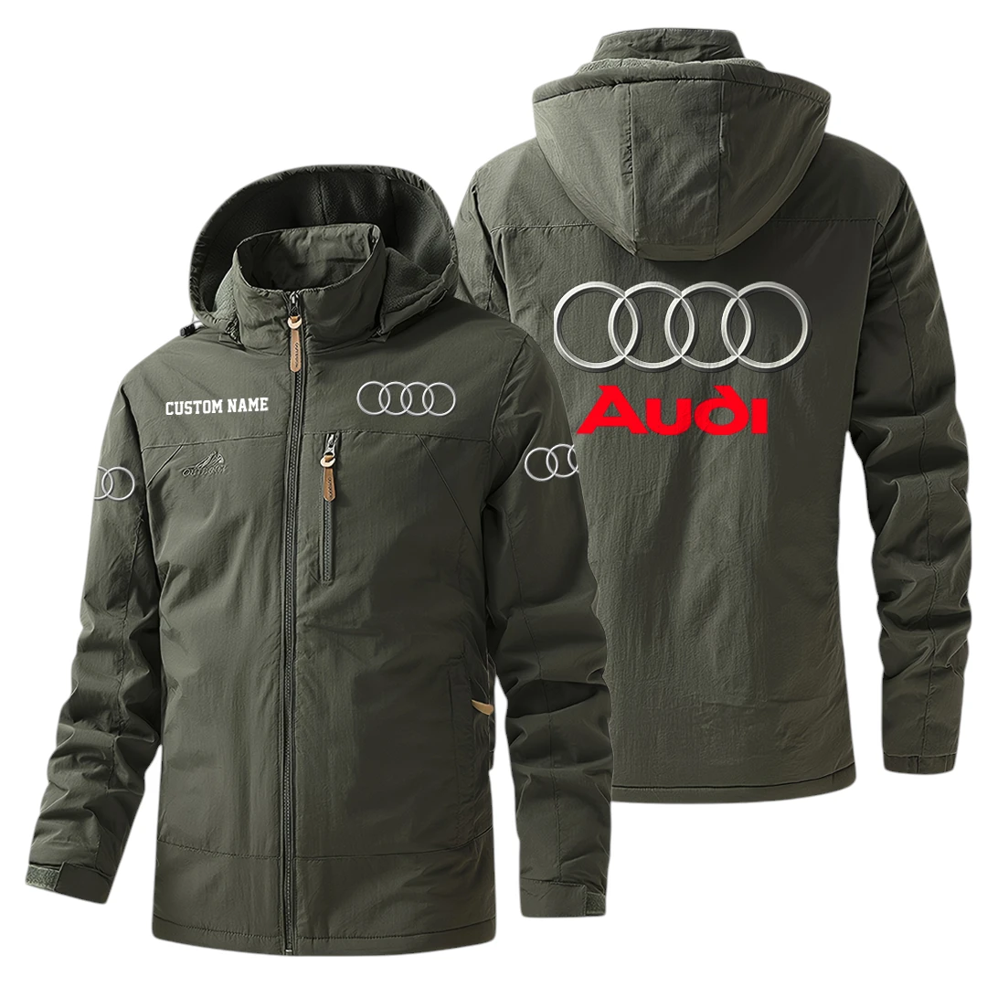 Audi Windbreaker Jacket Hooded, Warm Lining Waterproof Outdoor Running Jacket For Men, Custom Name HIHI240225Y17WO88AUD Audi Windbreaker Jacket Hooded, Warm Lining Waterproof Outdoor Running Jacket For Men, Custom Name HIHI240225Y17WO88AUD