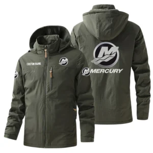 Mercury Windbreaker Jacket Hooded, Warm Lining Waterproof Outdoor Running Jacket For Men, Custom Name HIHI250225Y17WO88MER