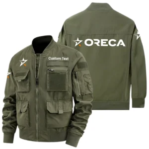 Oreca Racing Team Exclusive Logo Jacket x Baseball Collar Style Multiple Pockets Men Hiking Outdoor Jacket Custom Name HIHI180325Y40JCXORT
