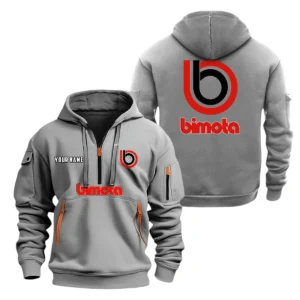 Bimota Motorcycles Half Zip Hoodie, Sports Hooded Multi-Pockets, Custom Name TN0030325Y25QZ2HCT1BIM