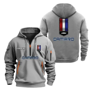 Chevrolet Camaro Half Zip Hoodie, Sports Hooded Multi-Pockets, Custom Name TN0030325Y25QZ2HCT1CHC