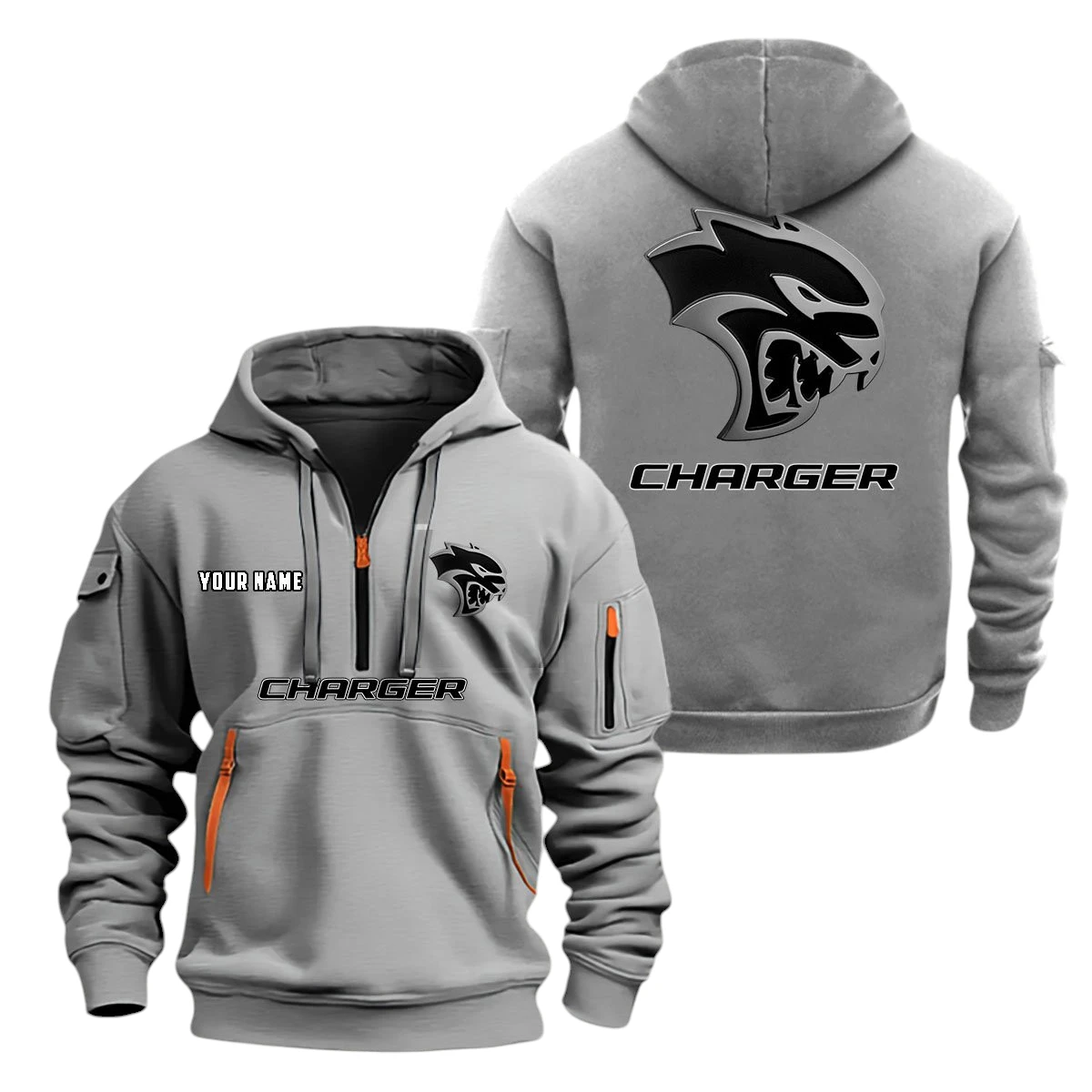 Dodge Charger Half Zip Hoodie, Sports Hooded Multi-Pockets, Custom Name TN0030325Y25QZ2HCT1DGE Dodge Charger Half Zip Hoodie, Sports Hooded Multi-Pockets, Custom Name TN0030325Y25QZ2HCT1DGE