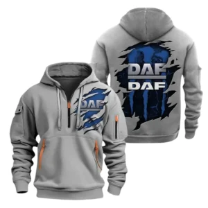 DAF Half Zip Hoodie, Sports Hooded Multi-Pockets N0030325Y25QZ2HCT3DAF