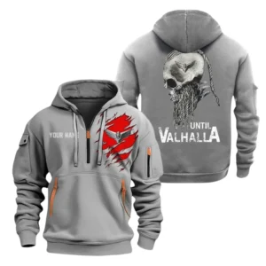 Honda Gold Wing Half Zip Hoodie, Sports Hooded Multi-Pockets, Custom Name TN060325Y25QZ2HCT2HGW