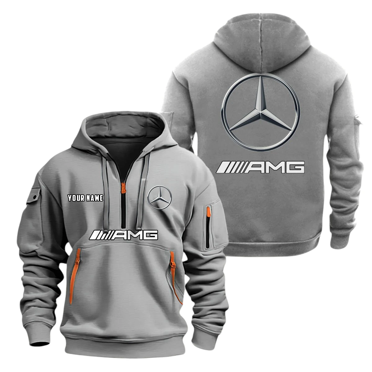 Mercedes AMG Half Zip Hoodie, Sports Hooded Multi-Pockets, Custom Name TN070325Y25QZ2HCT1AMG Mercedes AMG Half Zip Hoodie, Sports Hooded Multi-Pockets, Custom Name TN070325Y25QZ2HCT1AMG