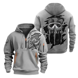 Infiniti Half Zip Hoodie, Sports Hooded Multi-Pockets TN070325Y25QZ2HCT2INF