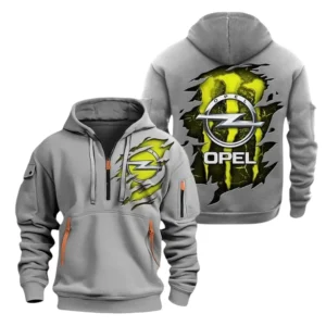 Opel Half Zip Hoodie, Sports Hooded Multi-Pockets TN100325Y25QZ2HCT2OPE