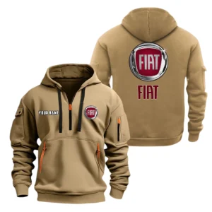 Fiat Half Zip Hoodie, Sports Hooded Multi-Pocket, Custom Name TN080325Y25QZ2HCT8FIA