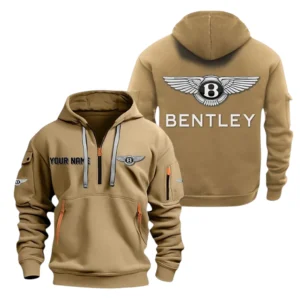 Bentley Half Zip Hoodie, Sport Hooded Multi-Pocket, Custom Name TN100325Y25QZ2HCT2TLE
