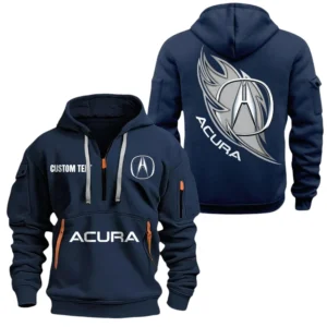 Acura Half Zip Hoodie, Sports Hooded Multi-Pockets, Custom Name TN260325Y25QZ2HRCT1ACU
