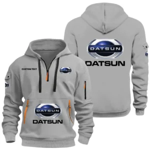 Datsun Half Zip Hoodie, Sports Hooded Multi-Pockets, Custom Name HIDI030325Y25QZ2HDAT