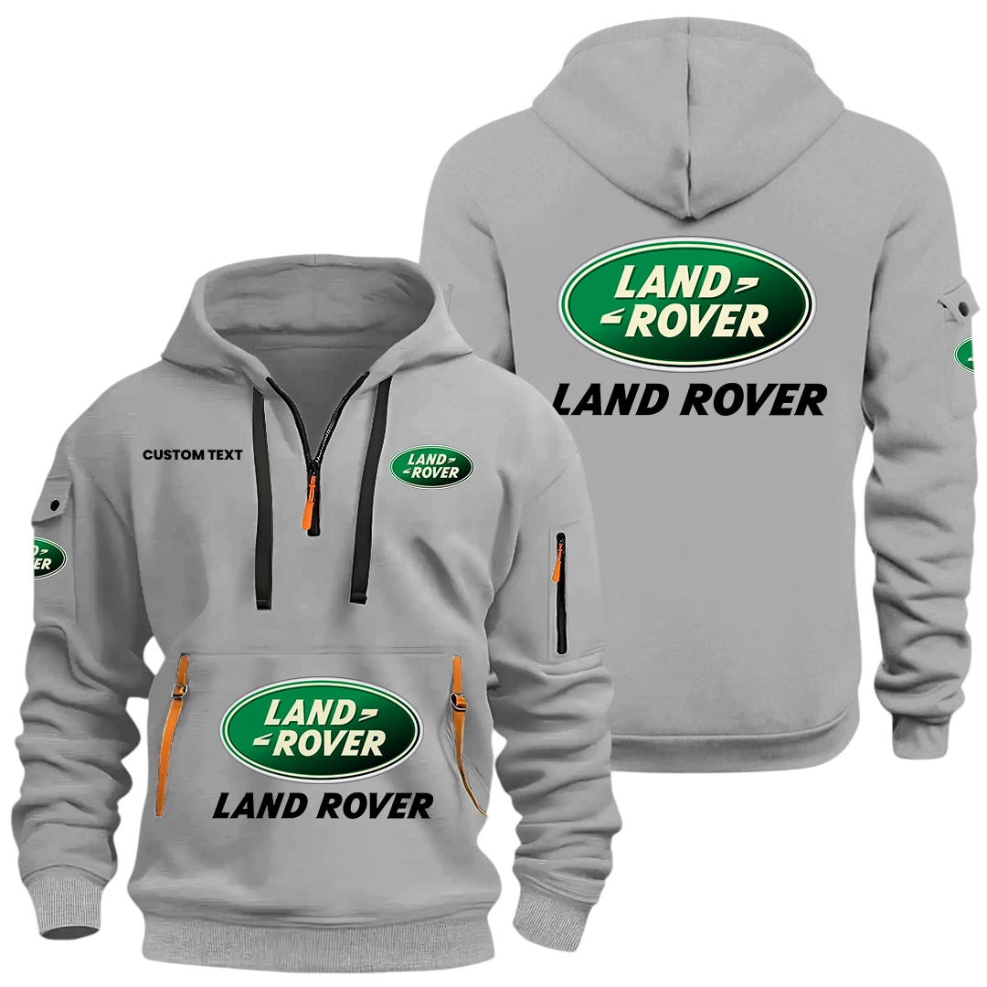 Land Rover Half Zip Hoodie, Sports Hooded Multi-Pockets, Custom Name HIDI040325Y25QZ2HLAR Land Rover Half Zip Hoodie, Sports Hooded Multi-Pockets, Custom Name HIDI040325Y25QZ2HLAR