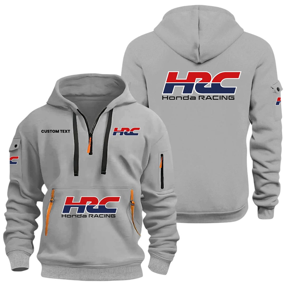 HRC Honda Racing Half Zip Hoodie, Sports Hooded Multi-Pockets, Custom Name HIDI060325Y25QZ2HHRC HRC Honda Racing Half Zip Hoodie, Sports Hooded Multi-Pockets, Custom Name HIDI060325Y25QZ2HHRC