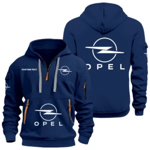 Opel Half Zip Hoodie Sports Hooded Multi-Pocket Custom Name HIDI050325Y25QZ2HOPE