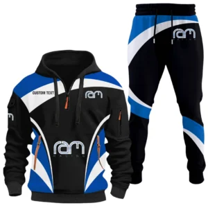 RAM Racing Half Zip Hoodie x Long Pants Set All-over Print, Custom Name HIDI110325Y26QZ3HRAR