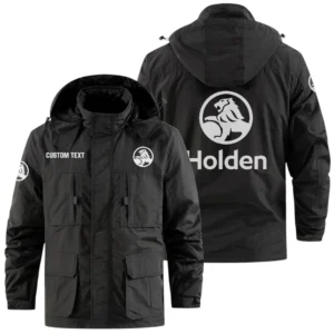 Holden Exclusive Logo Windbreaker Jacket Hooded Detachable, Outdoor Jacket Multi Pocket, Custom Name HIDI170325Y26WMPHOL