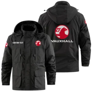 Vauxhall Exclusive Logo Windbreaker Jacket Hooded Detachable, Outdoor Jacket Multi Pocket, Custom Name HIDI180325Y26WMPVLL