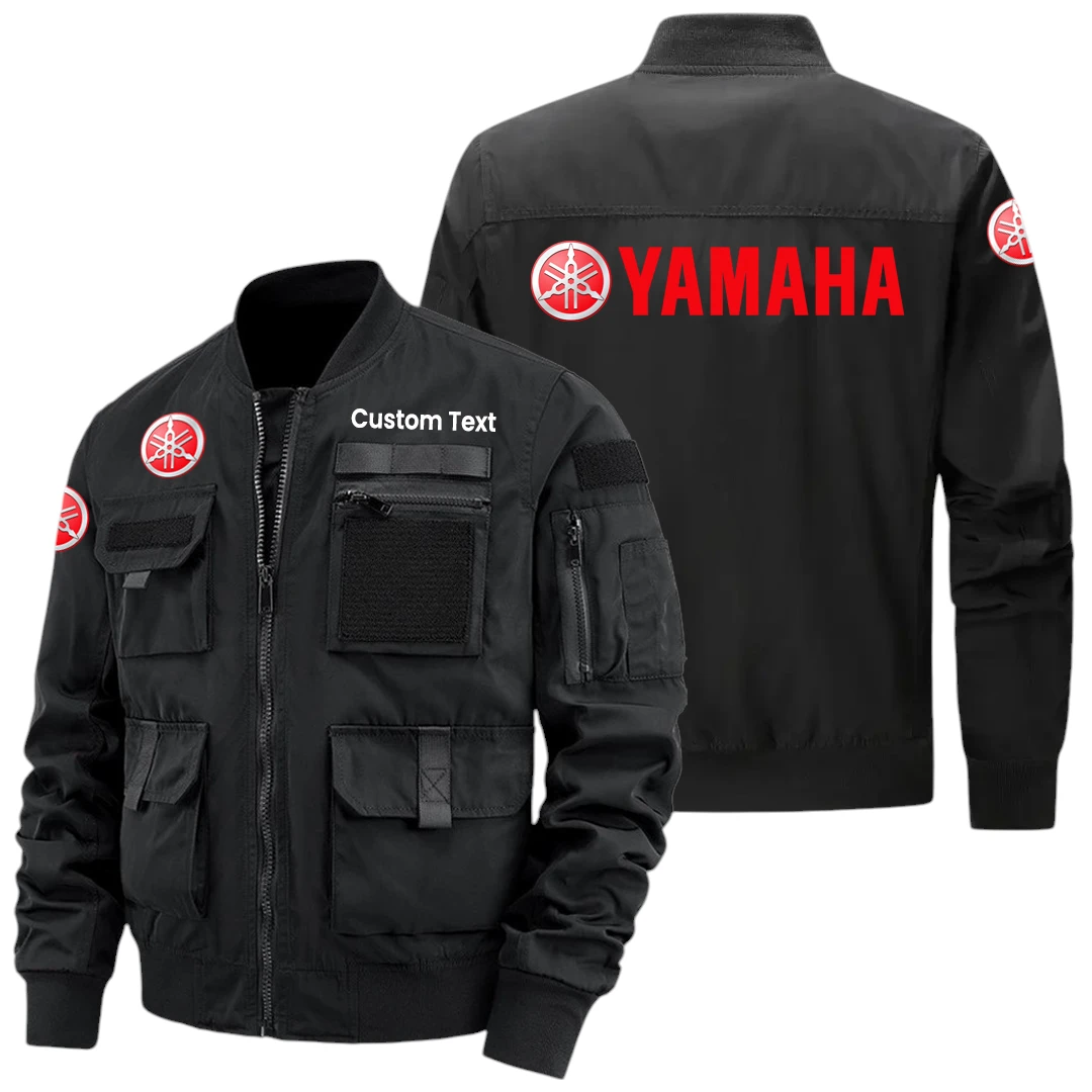 Yamaha Exclusive Logo Jacket x Baseball Collar Style Multiple Pockets Men’s Hiking Outdoor Jacket Custom Name HIHI160325Y40JCXYMH Yamaha Exclusive Logo Jacket x Baseball Collar Style Multiple Pockets Men’s Hiking Outdoor Jacket Custom Name HIHI160325Y40JCXYMH