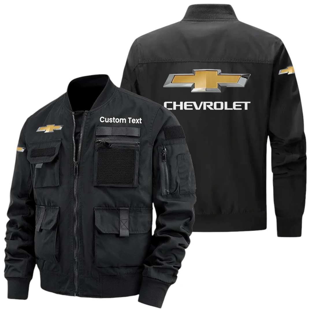 Chevrolet Exclusive Logo Jacket x Baseball Collar Style Multiple Pockets Men’s Hiking Outdoor Jacket Custom Name HIHI170325Y40JCXCRL Chevrolet Exclusive Logo Jacket x Baseball Collar Style Multiple Pockets Men’s Hiking Outdoor Jacket Custom Name HIHI170325Y40JCXCRL