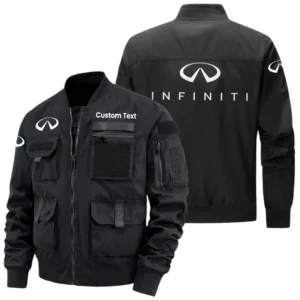 Infiniti Exclusive Logo Jacket x Baseball Collar Style Multiple Pockets Men’s Hiking Outdoor Jacket Custom Name HIHI170325Y40JCXINF