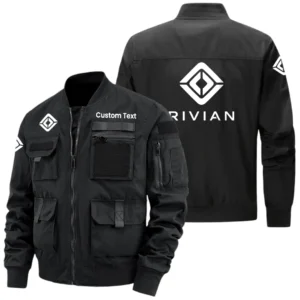 Rivian Automotive Exclusive Logo Jacket x Baseball Collar Style Multiple Pockets Men’s Hiking Outdoor Jacket Custom Name HIHI170325Y40JCXRVA