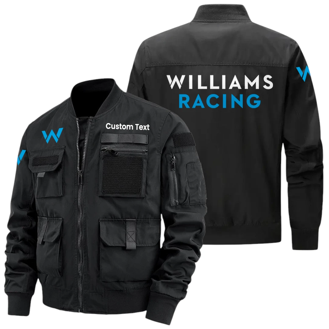 Williams Racing Exclusive Logo Jacket x Baseball Collar Style Multiple Pockets Men’s Hiking Outdoor Jacket Custom Name HIHI170325Y40JCXWIR Williams Racing Exclusive Logo Jacket x Baseball Collar Style Multiple Pockets Men’s Hiking Outdoor Jacket Custom Name HIHI170325Y40JCXWIR