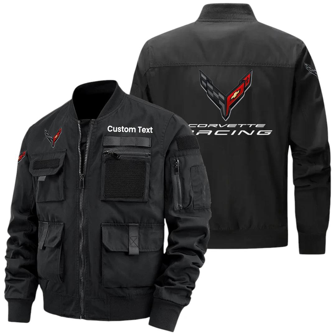 Corvette Racing Exclusive Logo Jacket x Baseball Collar Style Multiple Pockets Men’s Hiking Outdoor Jacket Custom Name HIHI180325Y40JCXCOV Corvette Racing Exclusive Logo Jacket x Baseball Collar Style Multiple Pockets Men’s Hiking Outdoor Jacket Custom Name HIHI180325Y40JCXCOV