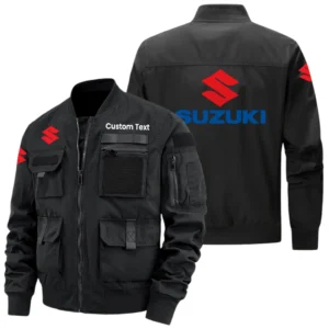 Subaru Motorsports USA Racing Exclusive Logo Jacket x Baseball Collar Style Multiple Pockets Outdoor Jacket Custom Name HIHI180325Y40JCXSUM