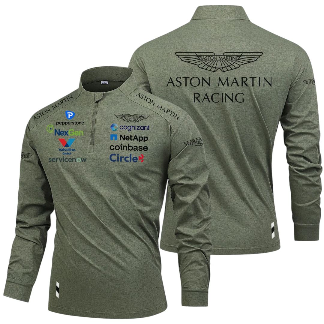 Aston Martin Racing Limited 2025 Long Sleeve Shirt, Stand Collar Quarter Zip-up HIDI210325Y49LMT05AMR Aston Martin Racing Limited 2025 Long Sleeve Shirt, Stand Collar Quarter Zip-up HIDI210325Y49LMT05AMR