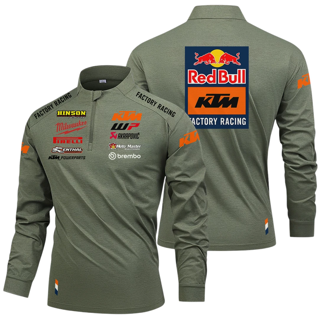 Red Bull KTM Factory Racing Limited 2025 Long Sleeve Shirt, Stand Collar Quarter Zip-up HIDI220325Y49LMT05KTM Red Bull KTM Factory Racing Limited 2025 Long Sleeve Shirt, Stand Collar Quarter Zip-up HIDI220325Y49LMT05KTM