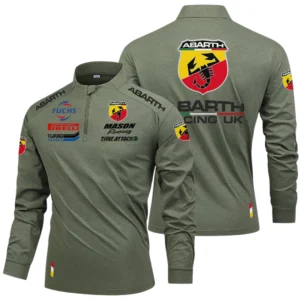 Abarth Racing UK Limited 2025 Long Sleeve Shirt, Stand Collar Quarter Zip-up HIDI250325Y49LMT05ABR