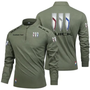 Buick Limited 2025 Long Sleeve Shirt, Stand Collar Quarter Zip-up Custom Name HIDI260325Y49LMT05BUI