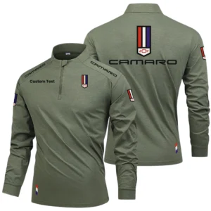 Chevrolet Camaro Limited 2025 Long Sleeve Shirt, Stand Collar Quarter Zip-up Custom Name HIDI260325Y49LMT05CHC
