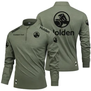 Holden Limited 2025 Long Sleeve Shirt, Stand Collar Quarter Zip-up Custom Name HIDI260325Y49LMT05HOL