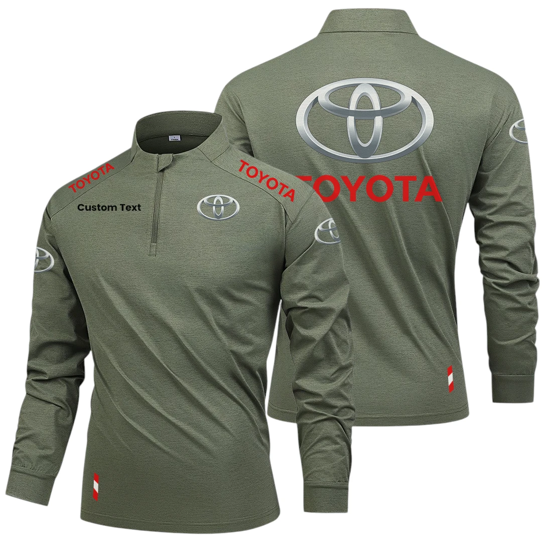 Toyota Limited 2025 Long Sleeve Shirt, Stand Collar Quarter Zip-up Custom Name HIDI260325Y49LMT05TOY Toyota Limited 2025 Long Sleeve Shirt, Stand Collar Quarter Zip-up Custom Name HIDI260325Y49LMT05TOY