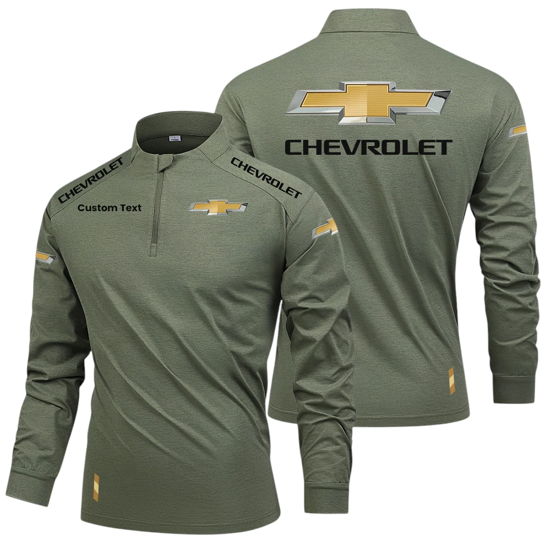 Chevrolet Limited 2025 Long Sleeve Shirt, Stand Collar Quarter Zip-up Custom Name HIDI270325Y49LMT05CRL Chevrolet Limited 2025 Long Sleeve Shirt, Stand Collar Quarter Zip-up Custom Name HIDI270325Y49LMT05CRL