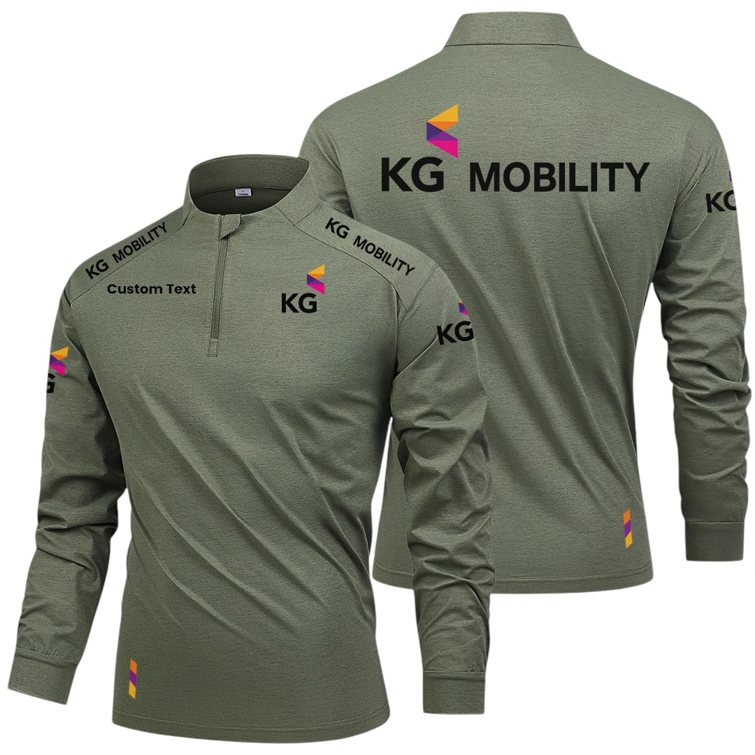 KG Mobility Limited 2025 Long Sleeve Shirt, Stand Collar Quarter Zip-up Custom Name HIDI270325Y49LMT05KGM KG Mobility Limited 2025 Long Sleeve Shirt, Stand Collar Quarter Zip-up Custom Name HIDI270325Y49LMT05KGM