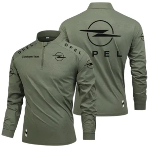 Opel Limited 2025 Long Sleeve Shirt, Stand Collar Quarter Zip-up Custom Name HIDI270325Y49LMT05OPE