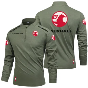 Vauxhall Limited 2025 Long Sleeve Shirt, Stand Collar Quarter Zip-up Custom Name HIDI270325Y49LMT05VLL