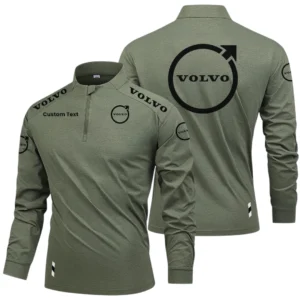 Volvo Limited 2025 Long Sleeve Shirt, Stand Collar Quarter Zip-up Custom Name HIDI270325Y49LMT05VOV