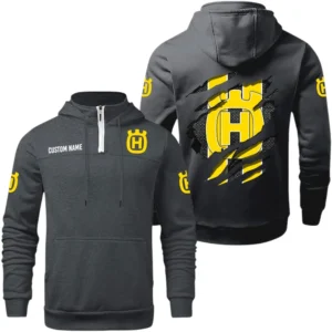 Husqvarna Quarter Zip Hoodie, Sports Hoodie Custom Name TN290325Y50HZ44CT2HUM