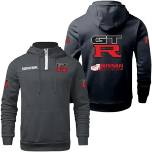 Nissan R34 Quarter Zip Hoodie, Sports Hoodie Custom Name TN310325Y50HZ44CTNIS