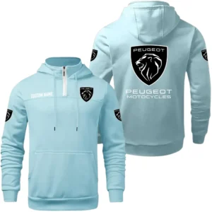 Peugeot Motorcycles Quarter Zip Hoodie, Sports Hoodie Custom Name TN310325Y50HZ44CTPEU