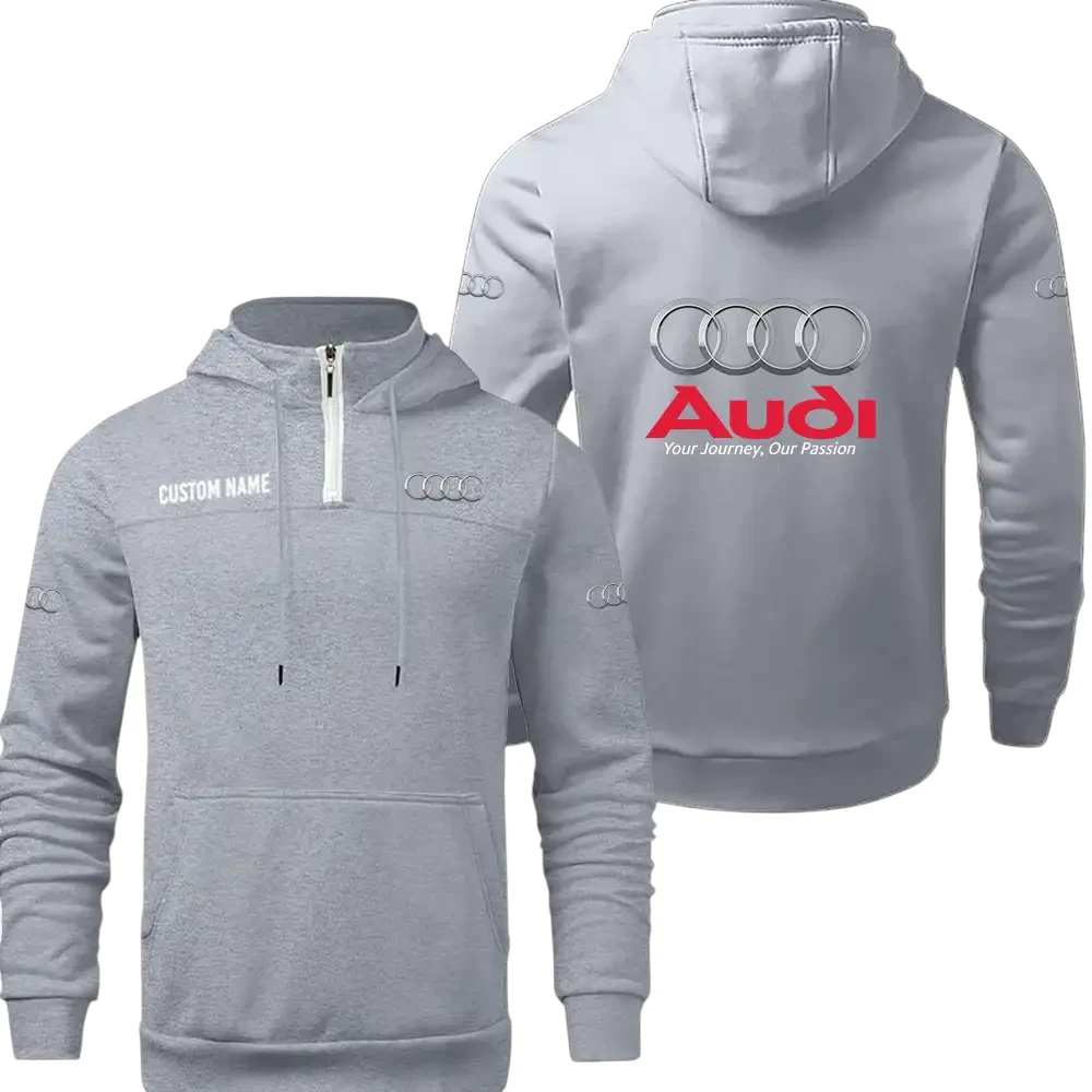 Audi Quarter Zip Hoodie, Sports Hoodie Custom Name TN270325Y50HZ44CT1AUD Audi Quarter Zip Hoodie, Sports Hoodie Custom Name TN270325Y50HZ44CT1AUD