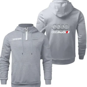 Audi Sport Racing Quarter Zip Hoodie, Sports Hoodie Custom Name TN270325Y50HZ44CT1AUS