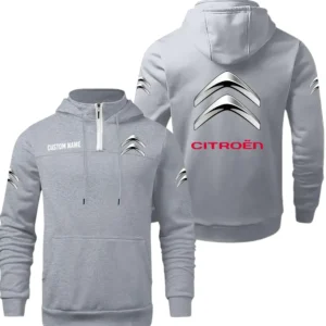 Citroen Quarter Zip Hoodie, Sports Hoodie Custom Name TN270325Y50HZ44CT1CIT