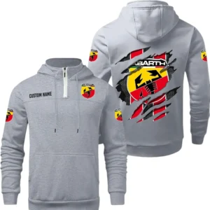 Abarth Quarter Zip Hoodie, Sports Hoodie Custom Name TN270325Y50HZ44CT2ABA