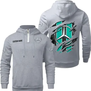 Mercedes AMG Quarter Zip Hoodie, Sports Hoodie Custom Name TN270325Y50HZ44CT2AMG