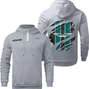 Aston Martin Quarter Zip Hoodie, Sports Hoodie Custom Name TN270325Y50HZ44CT2ASM