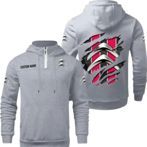 Citroen Quarter Zip Hoodie, Sports Hoodie Custom Name TN270325Y50HZ44CT2CIT
